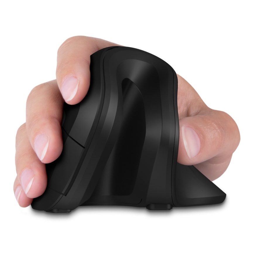 CONNECT IT CMO-2900-BK - Ergonomische draadloze muis 800/1200/1600 DPI 1xAA zwart