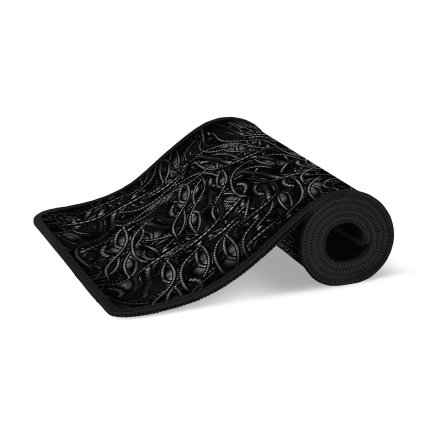 CONNECT IT CMP-1110-LG - Mat voor toetsenbord en muis 88,6x24,5 cm zwart/groen