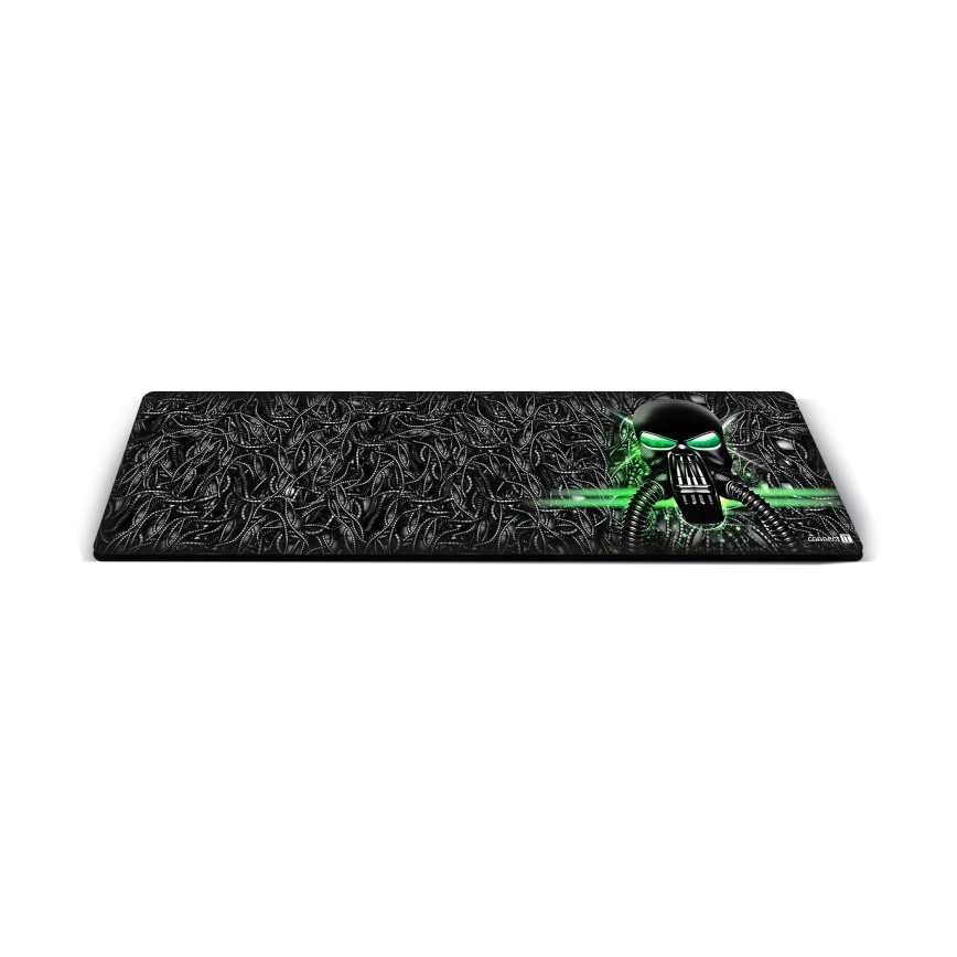 CONNECT IT CMP-1110-LG - Mat voor toetsenbord en muis 88,6x24,5 cm zwart/groen