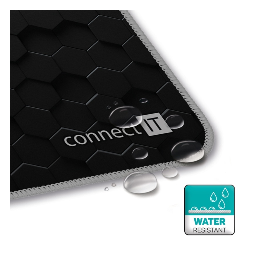 CONNECT IT CMP-2000-XL - Mat voor toetsenbord en muis 79,5x34,5 cm zwart