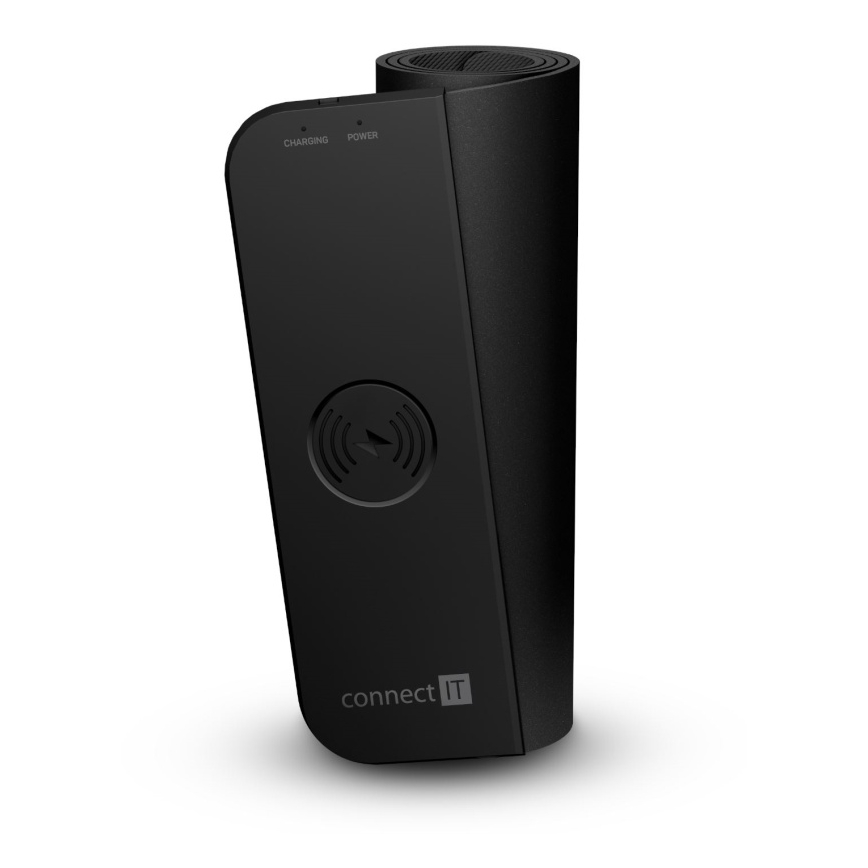 CONNECT IT CMP-2500-LG - Mat voor toetsenbord en muis met Qi draadloos opladen 80x30 cm zwart