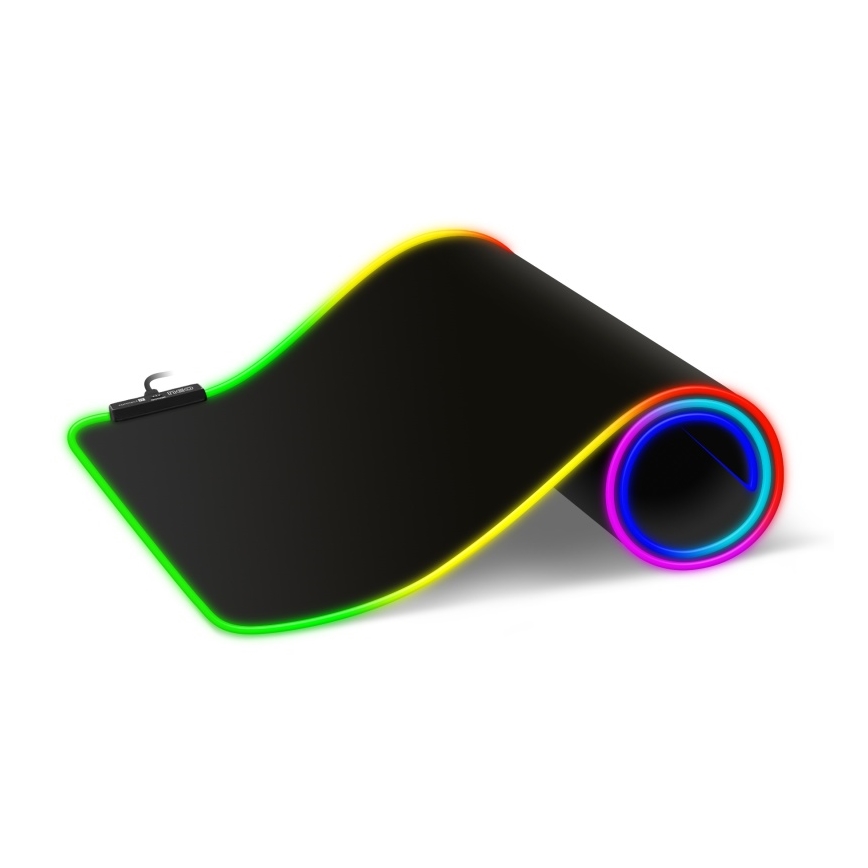 CONNECT IT CMP-3100-LG - LED RGB Gaming toetsenbord en muismat 80x30 cm zwart
