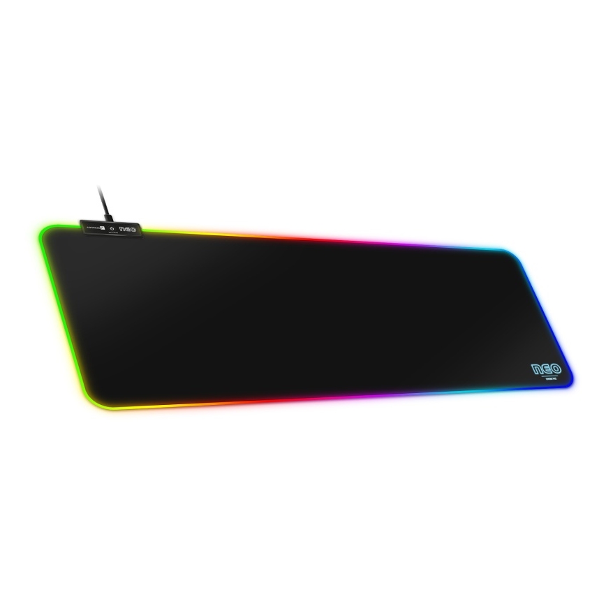 CONNECT IT CMP-3100-LG - LED RGB Gaming toetsenbord en muismat 80x30 cm zwart