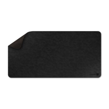 CONNECT IT CMP-4030-LG - Dubbelzijdige muis- en toetsenbordmat 90x40 cm zwart/bruin