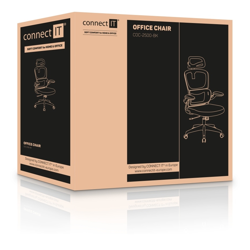 CONNECT IT COC-2500-BK - Bureaustoel ForHealth DeltaPro zwart