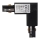 Connector voor armaturen in 3-fase TRACK railsysteem zwart type L