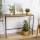 Console tafel CANVAS 80x100 cm grenen atlantic/zwart