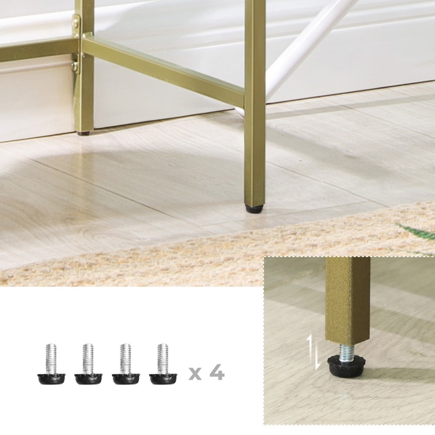 Consoletafel CIREL goud