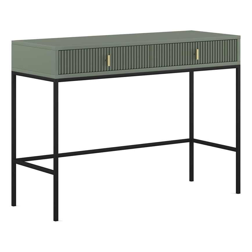 Consoletafel SUE groen/zwart