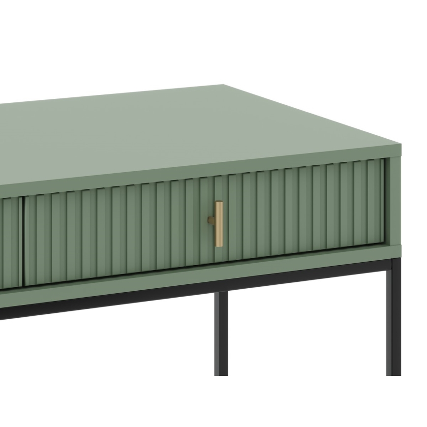 Consoletafel SUE groen/zwart