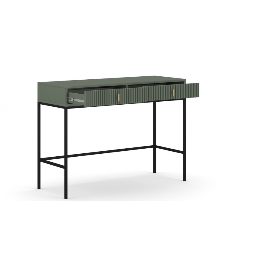 Consoletafel SUE groen/zwart