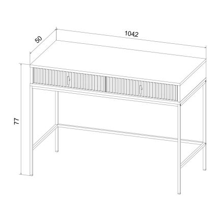 Consoletafel SUE groen/zwart