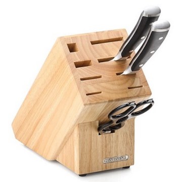 Continenta C30514 - Messensetandaard 22x11,5x22 cm rubberhout