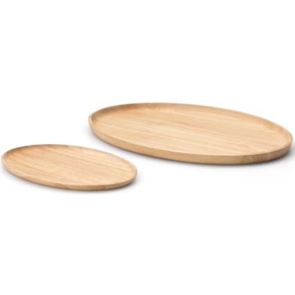 Continenta C3285 - Dienblad 36,5x25 cm rubber vijg