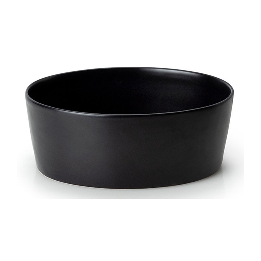 Continenta C3732 - Broodtrommel met deksel 36x23 cm zwart/rubberhout