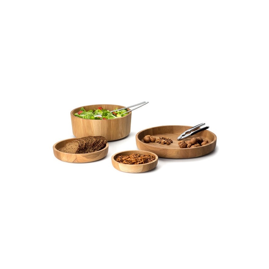 Continenta C4136 - Houten Schaal 31x12 cm eiken