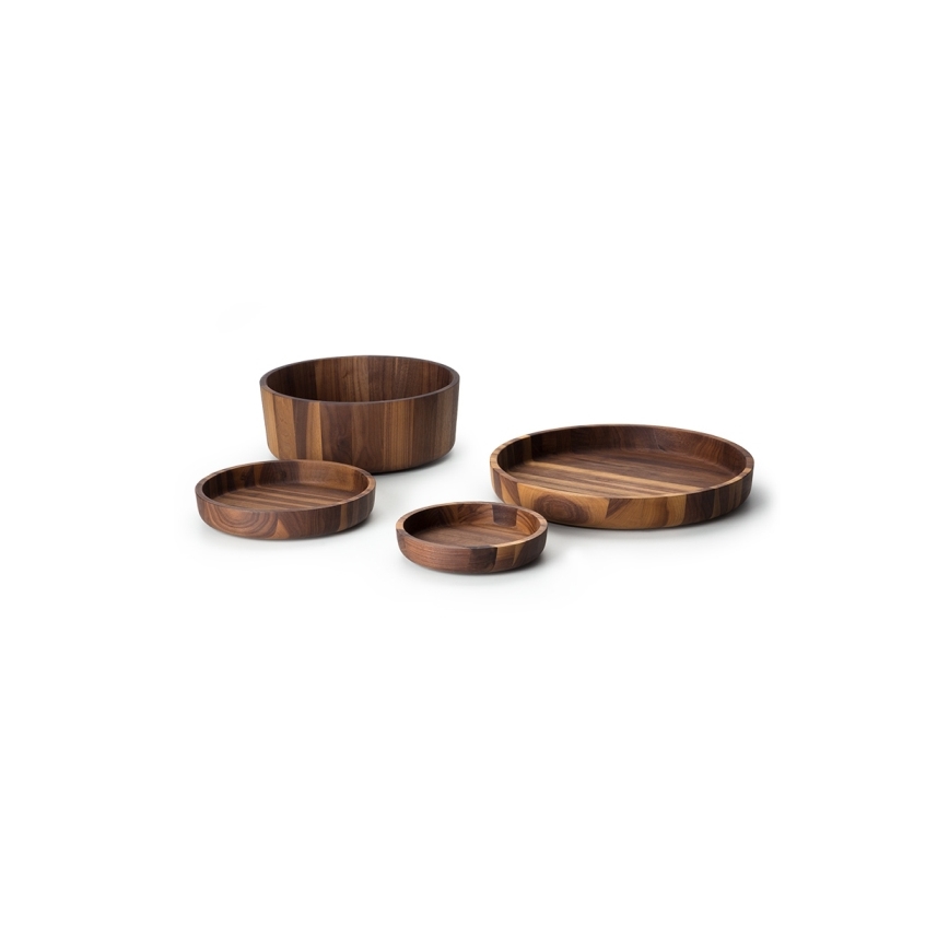 Continenta C4234 - Houten Kom 25x4,8 cm walnoot hout