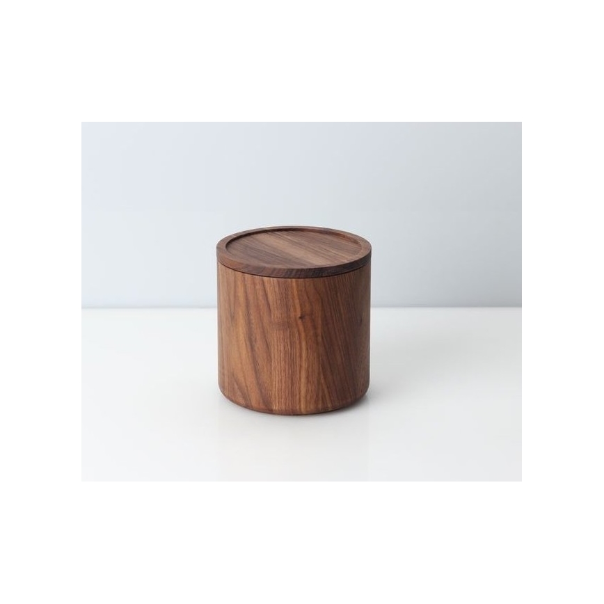 Continenta C4273 - Houten Trommel 13x13 cm walnoot hout