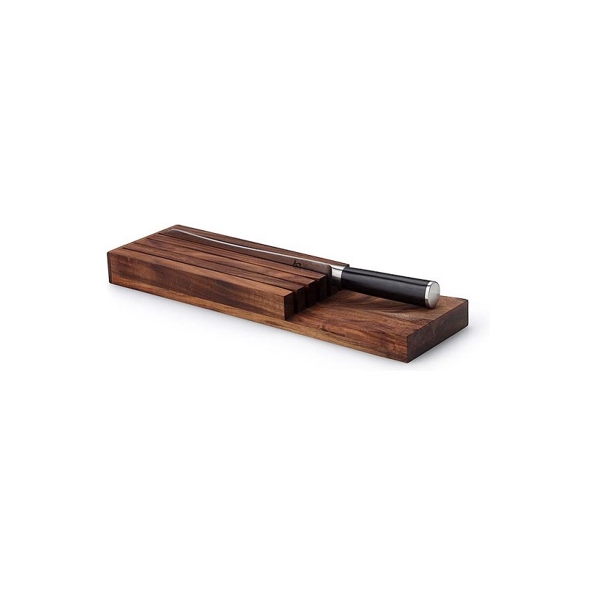 Continenta C4873 - Messenhouder 39x11x3,5 cm acacia