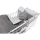 COSING - 10-delige set Sleeplease voor pasgeborenen, grijs/wit