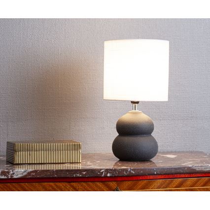 Cottex - Tafellamp LUCIE 1xE14/8W/230V grijs