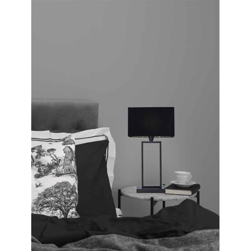 Cottex - Tafellamp KENSINGTON 1xE14/40W/230V zwart