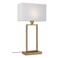 Cottex - Goudkleurige tafellamp KENSINGTON 1xE14/40W/230V