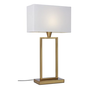 Cottex - Goudkleurige tafellamp KENSINGTON 1xE14/40W/230V