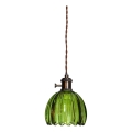 Cottex - Hanglamp NORA aan kabel 1xE14/5W/230V groen