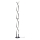 Cottex - LED-vloerlamp VINDLA LED/22W/230V zwart