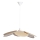 Cottex - Pendellamp aan kabel WINF 1xE27/8W/230V beige/wit