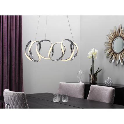 Cottex - LED kroonluchter aan kabel WAVE LED/40W/230V