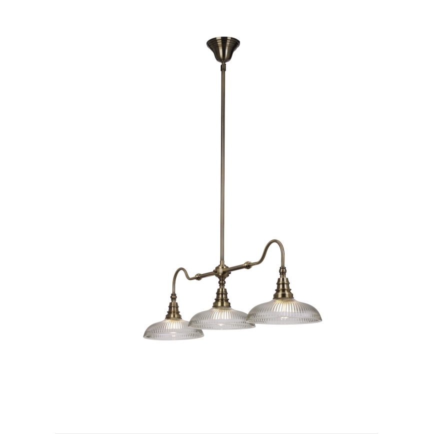 Cottex - Hanglamp met stang SNOOKER 3xE27/60W/230V