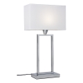 Cottex - Tafellamp KENSINGTON 1xE14/40W/230V zilverkleurig