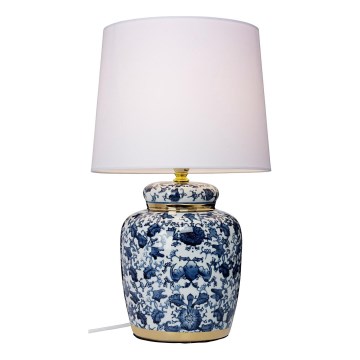 Cottex - Tafellamp KLASSISK 1xE14/40W/230V blauw