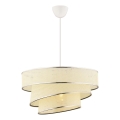 COUPER hanglamp aan kabel 1xE27/60W/230V wit/glanzend chroom