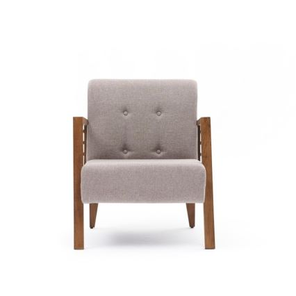 Crèmekleurige fauteuil DELI