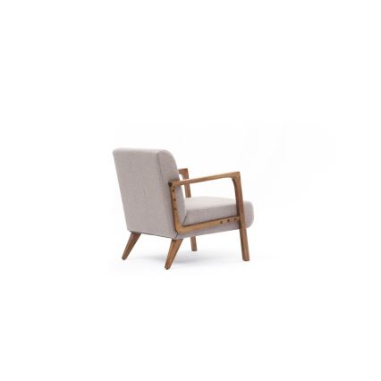 Crèmekleurige fauteuil DELI