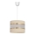 Crèmekleurige Hanglamp HELEN 1x E27 / 15W / 230V