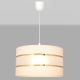 Crèmekleurige Hanglamp HELEN 1x E27 / 60W / 230V