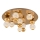 CREMONA LED/37W/230V 3000K gouden LED Plafondlamp
