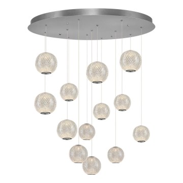 CREMONA LED Hanglamp 13xLED/5W/230V 3000K mat chroom