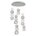 CREMONA LED Hanglamp 34W/230V 3000K mat chroom