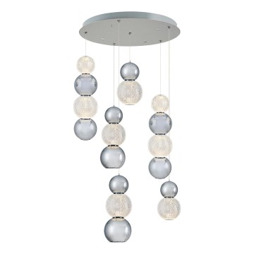 CREMONA LED Hanglamp 34W/230V 3000K mat chroom