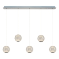 CREMONA LED Hanglamp 5xLED/5W/230V 3000K mat chroom