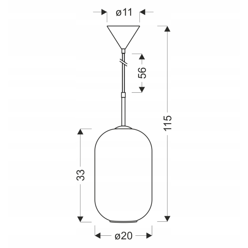 CRESTO Hanglamp 1xE27/40W/230V wit/goud