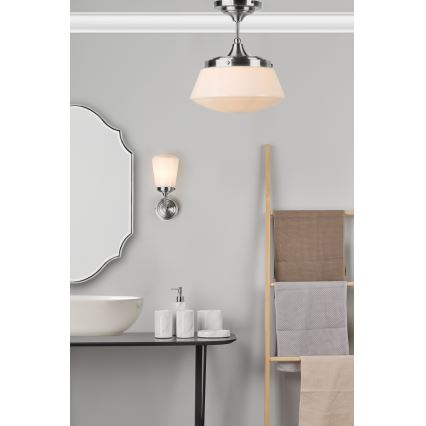 Där Lighting CAD0150 - Badkamer opbouwlamp CADEN 1xE27/60W/230V IP44 glanzend chroom