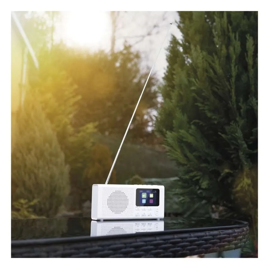 DAB DAB+ FM radio 3W/5V/4xAA wit