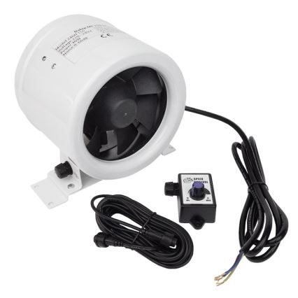 Dalap 24MF125 - Kanaalventilator met energiezuinige motor en toerentalregelaar MF 125 EC 20W/230V