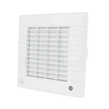 Dalap 41104 - Axiale ventilator met automatische terugslagklep 100 LV 12 18W/12V